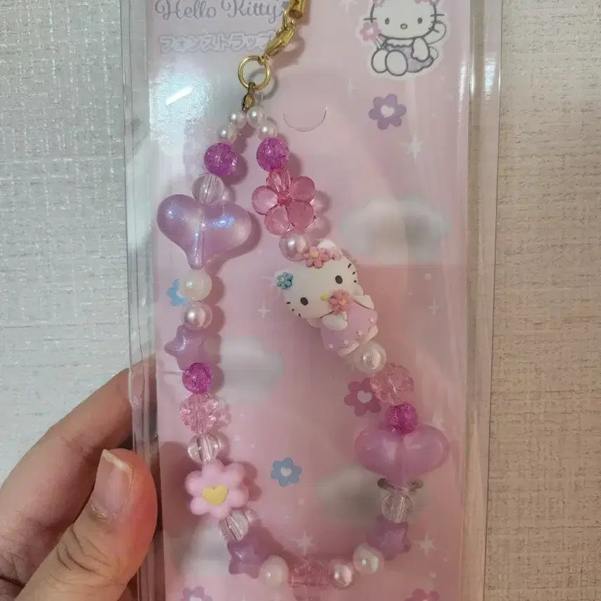 [BUNJANG] Kitty Bead Strap / 키티비즈스트랩