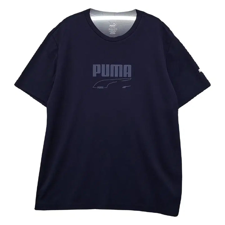 [BUNJANG] Puma Printing Short Sleeve T-Shirt XL (105) / 푸마 프린팅 네이비 반팔티 XL (105)