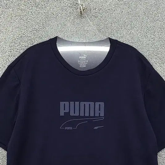[BUNJANG] Puma Printing Short Sleeve T-Shirt XL (105) / 푸마 프린팅 네이비 반팔티 XL (105)