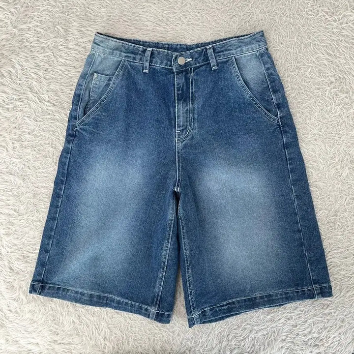 [BUNJANG] Vintage Bermuda Half Denim Pants / 빈티지 버뮤다 하프 데님 팬츠/