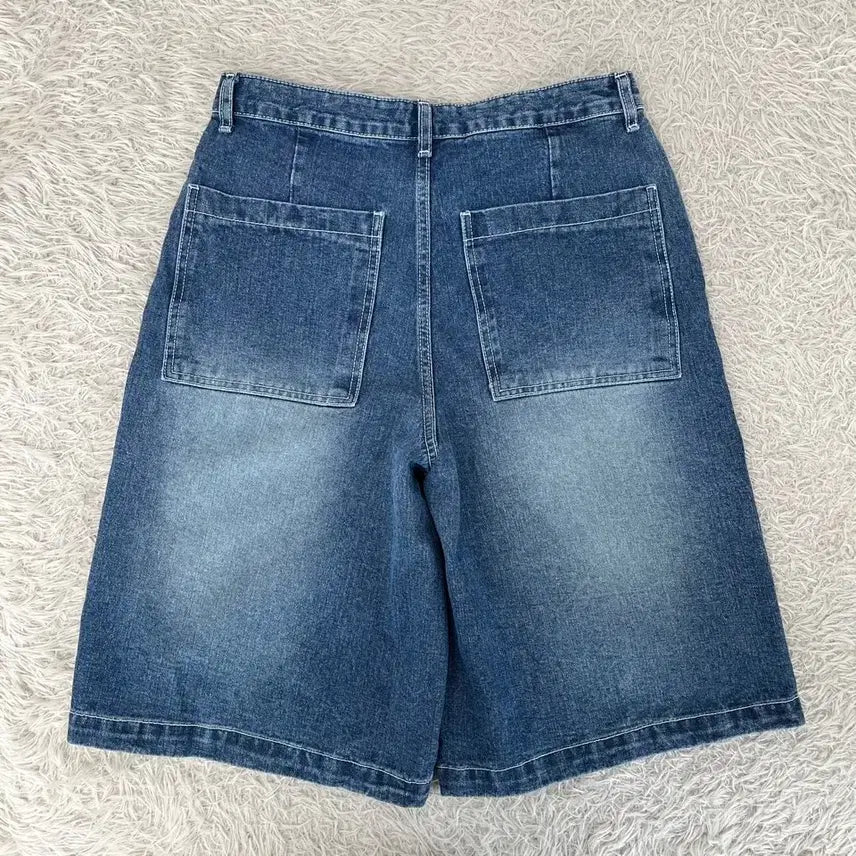 [BUNJANG] Vintage Bermuda Half Denim Pants / 빈티지 버뮤다 하프 데님 팬츠/