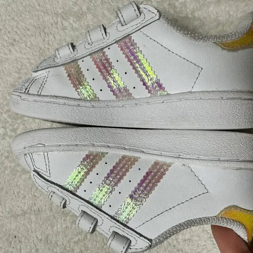 [BUNJANG] Adidas Superstar Velcro Toddler Shoes 140 / 아디다스 슈퍼스타 벨크로 유아 신발 140