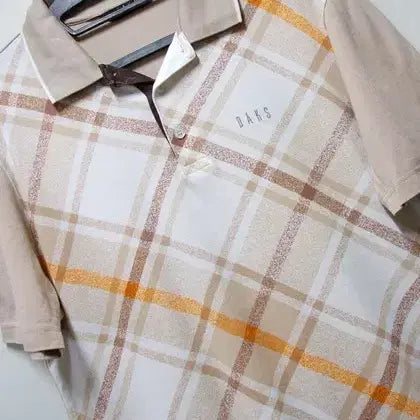 [BUNJANG] Daks Golf Cotton Pique Polo Shirt / 닥스 골프 면카라티 택100