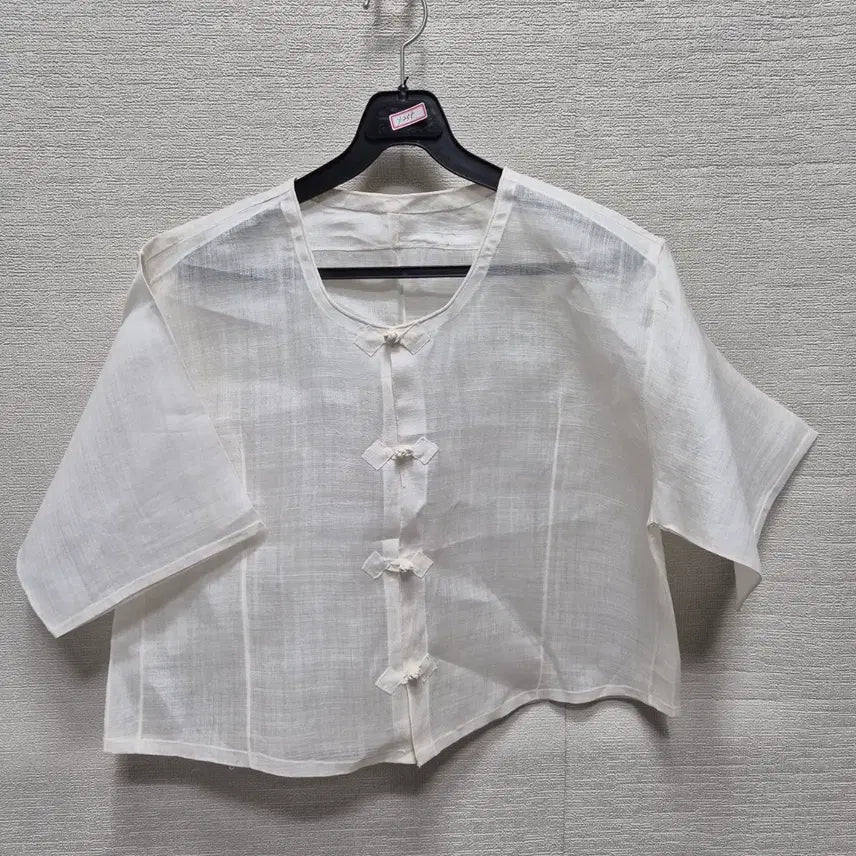[BUNJANG] White Ramie Blouse / y255 모시 블라우스