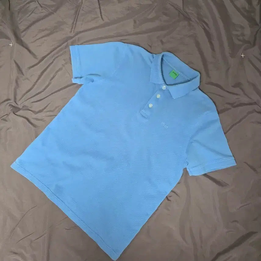 [BUNJANG] Hugo Boss Blue Polo T-Shirt XL / 휴고보스 반팔 카라티 블루  XL