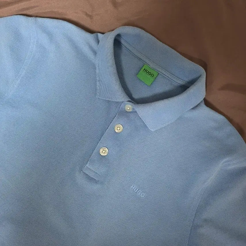 [BUNJANG] Hugo Boss Blue Polo T-Shirt XL / 휴고보스 반팔 카라티 블루  XL