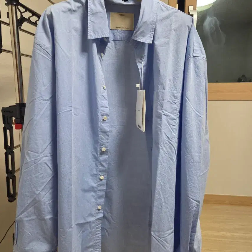 [BUNJANG] Pottery Comfort Shirt Sax Size 3 / 포터리 컴포트 셔츠 sax 3사이즈
