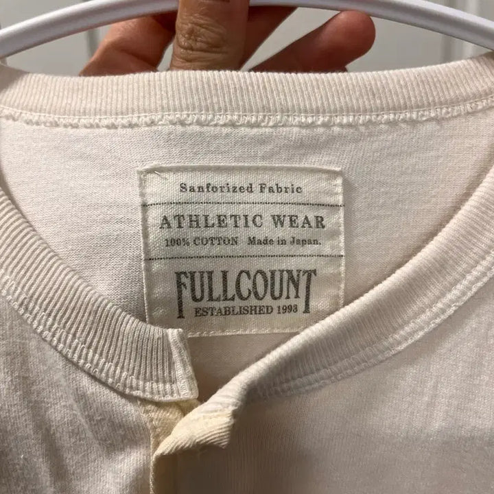 [BUNJANG] Fullcount Half-Sleeve Henley Neck T-shirt / 풀카운트 반팔 헨리넥 티셔트