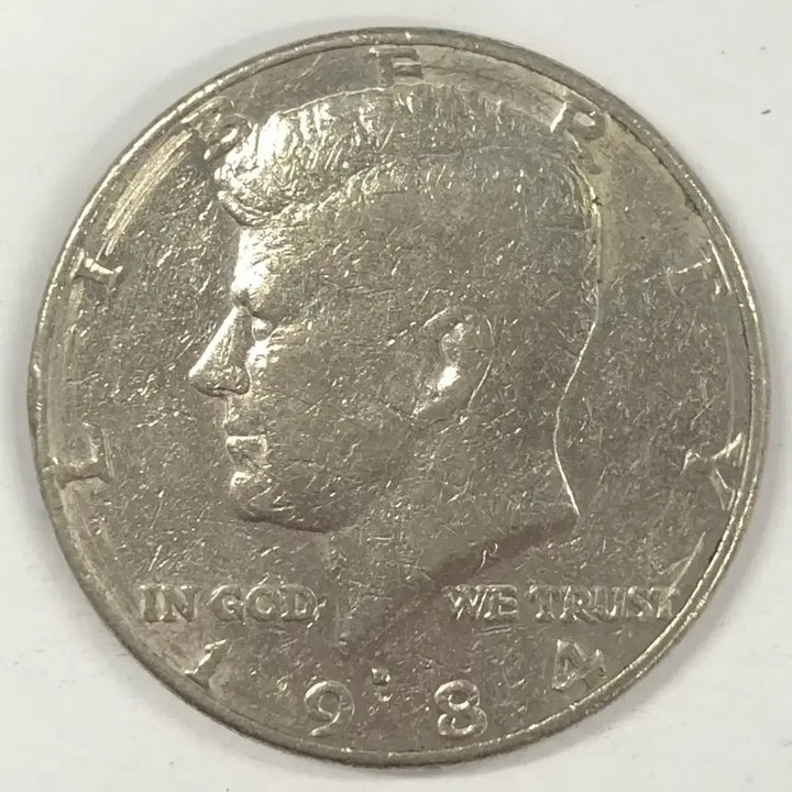 [BUNJANG] 1984 USA Kennedy Half Dollar Coin / 1984년 미국 케네디 하프달러 동전 S3997