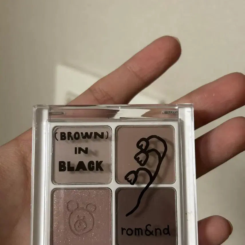 [BUNJANG] Rom&amp;nd Eyeshadow Palette Brown in Black - &