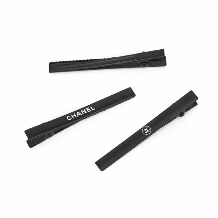 [BUNJANG] Chanel Beauty Black Hairpin Set (3 Pieces) / 샤넬뷰티 블랙 헤어핀 3종세트