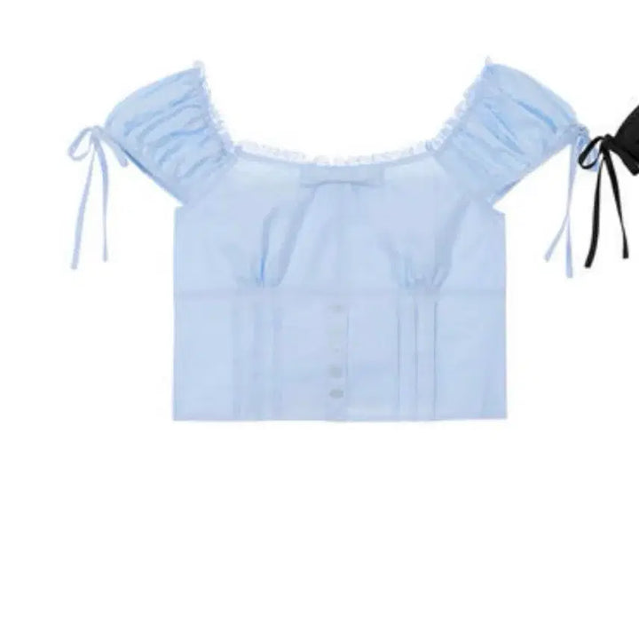 [BUNJANG] Rose Franz Cropped Blouse (New) / 로제프란츠 크롭 블라우스 (새상품)