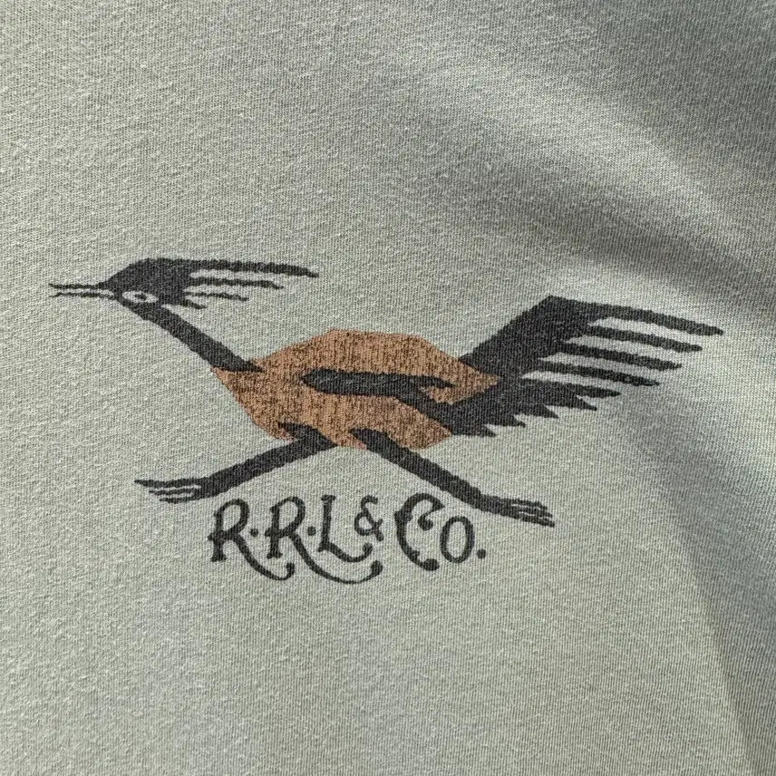 [BUNJANG] RRL Roadrunner Heritage Logo Graphic T-Shirt M / RRL 더블알엘 로드러너 헤리티지 로고 그래픽 티셔츠 M