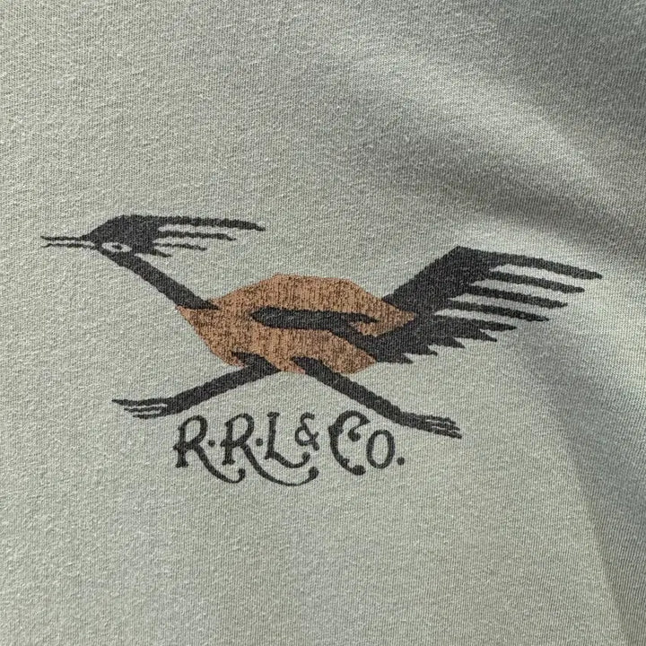 [BUNJANG] RRL Roadrunner Heritage Logo Graphic T-Shirt M / RRL 더블알엘 로드러너 헤리티지 로고 그래픽 티셔츠 M