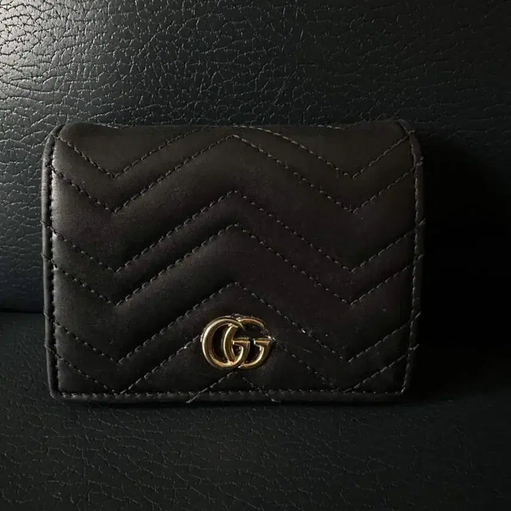 [BUNJANG] Gucci Marmont Wallet Black / 구찌 마몽 지갑