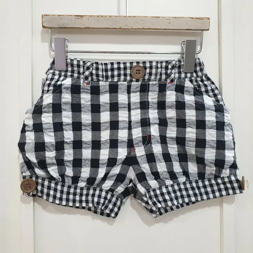 [BUNJANG] 90 Checkered Shorts for Babies / 90 체크무늬 반바지