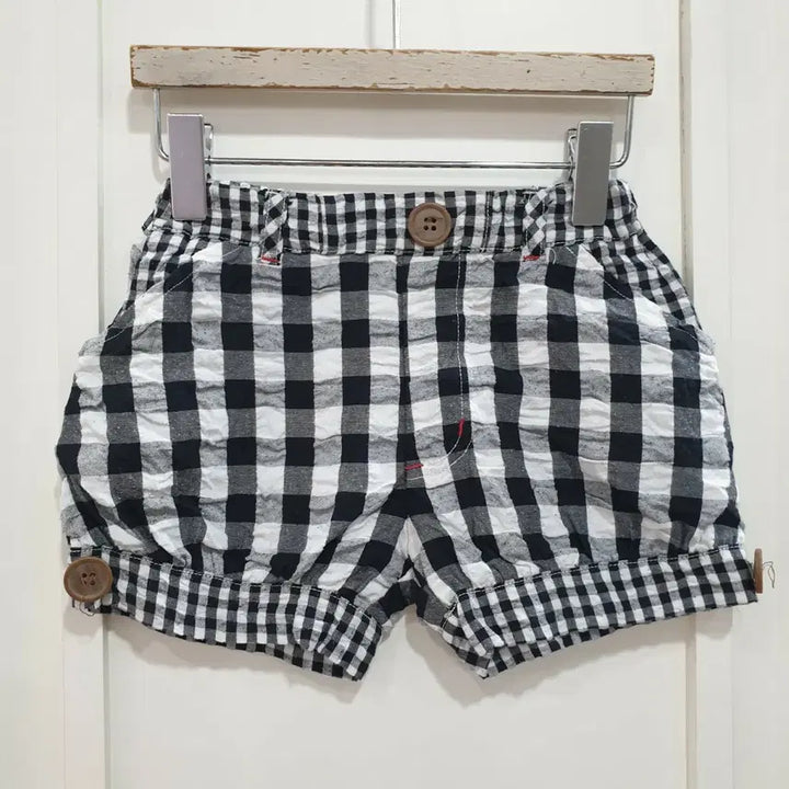 [BUNJANG] 90 Checkered Shorts for Babies / 90 체크무늬 반바지