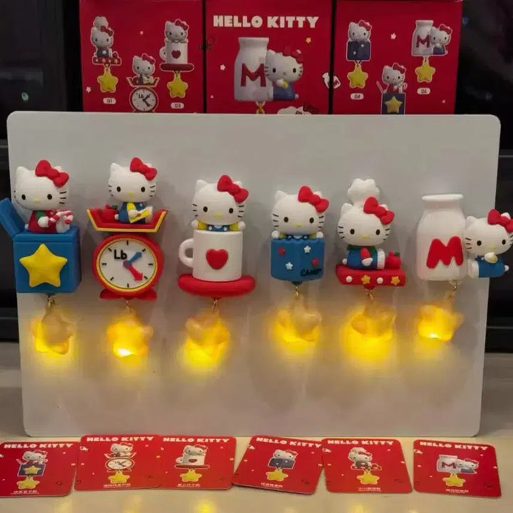 [BUNJANG] Hello Kitty Light Magnet Mood Lamp / 헬로키티 라이트 마그넷 헬로키티 냉장고 자석 헬로키티 무드등