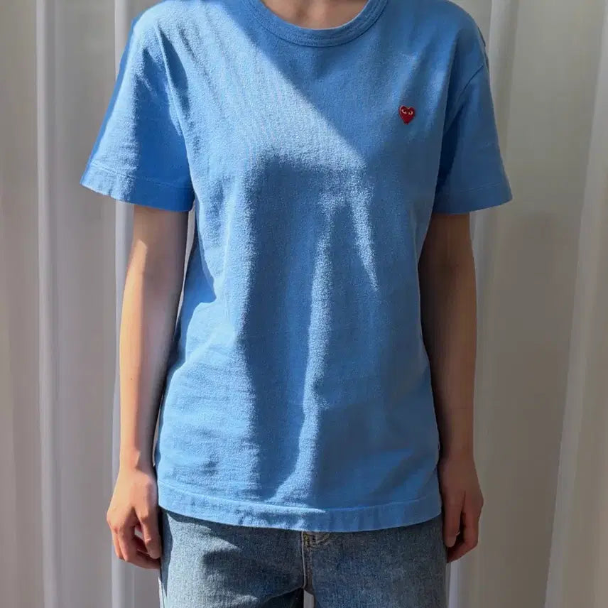 [BUNJANG] Comme des Garçons Play Short Sleeve T-Shirt / 꼼데가르송 반팔 티셔츠