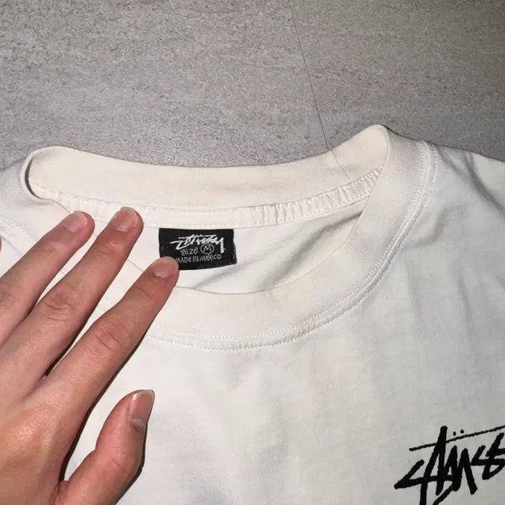 [BUNJANG] Stussy Short Sleeve T-Shirt White / 스투시 반팔티 화이트
