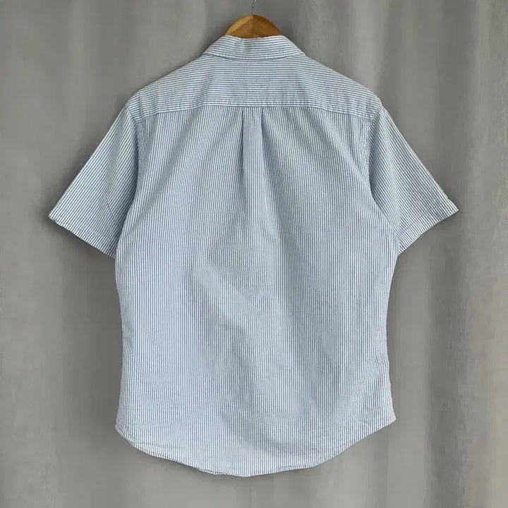 [BUNJANG] Polo Ralph Lauren Seersucker Short Sleeve Shirt / 폴로 랄프 로렌 시어서커 반팔 셔츠/