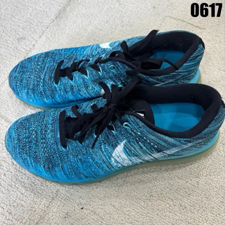 [BUNJANG] Nike Flyknit Max Blue Sneakers Size 270 / 나이키 플라이니트 맥스 블루 운동화 270