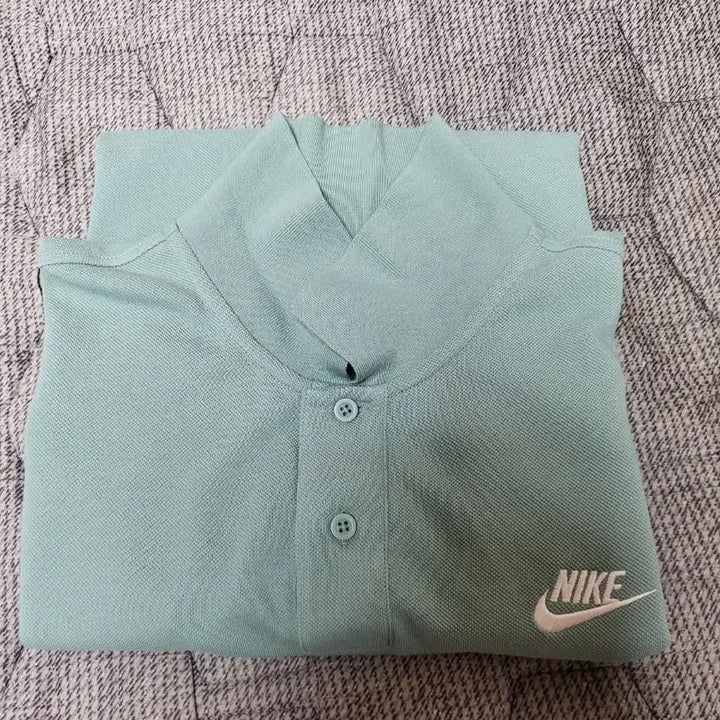 [BUNJANG] Nike Mint Short Sleeve Polo T-Shirt / 나이키 반팔 카라티 민트색