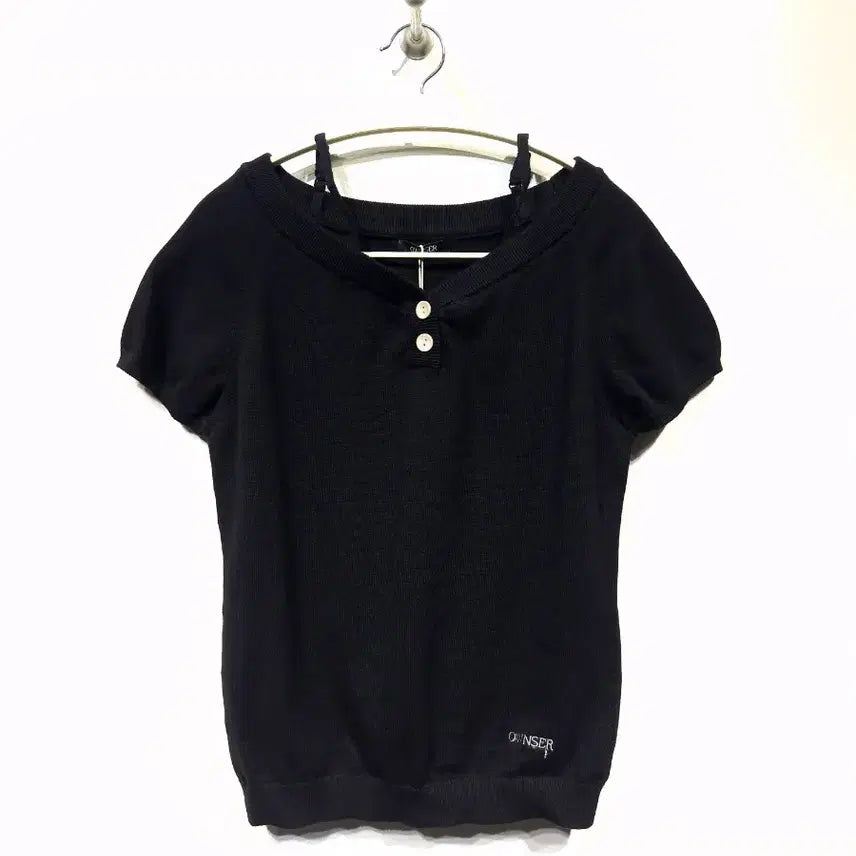 [BUNJANG] OWN SER Black Crow Off Shoulder Knit / [새상품]OWNSER 오운서 블랙 크로우 오프 숄더 니트