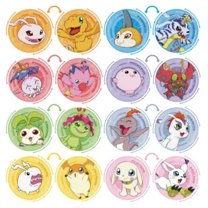 [BUNJANG] Digimon Lenticular Badge / 디지몬 켄티큘러 뱃지 공구