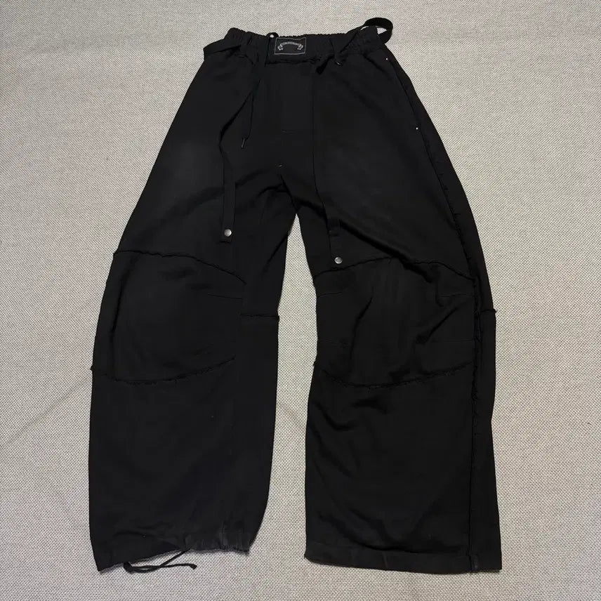 [BUNJANG] Badblood Lo Edge Convex Jogger Pants Black / 배드블러드 로 엣지 컨벡스 조거팬츠