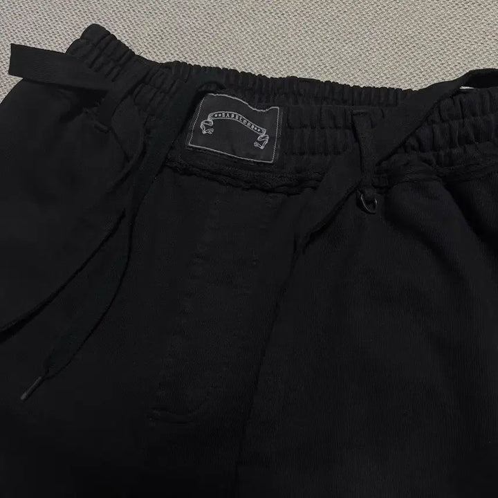 [BUNJANG] Badblood Lo Edge Convex Jogger Pants Black / 배드블러드 로 엣지 컨벡스 조거팬츠