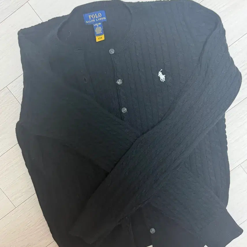 [BUNJANG] Polo Ralph Lauren Knit Cardigan Black / 폴로 니트가디건 블랙 팔아요