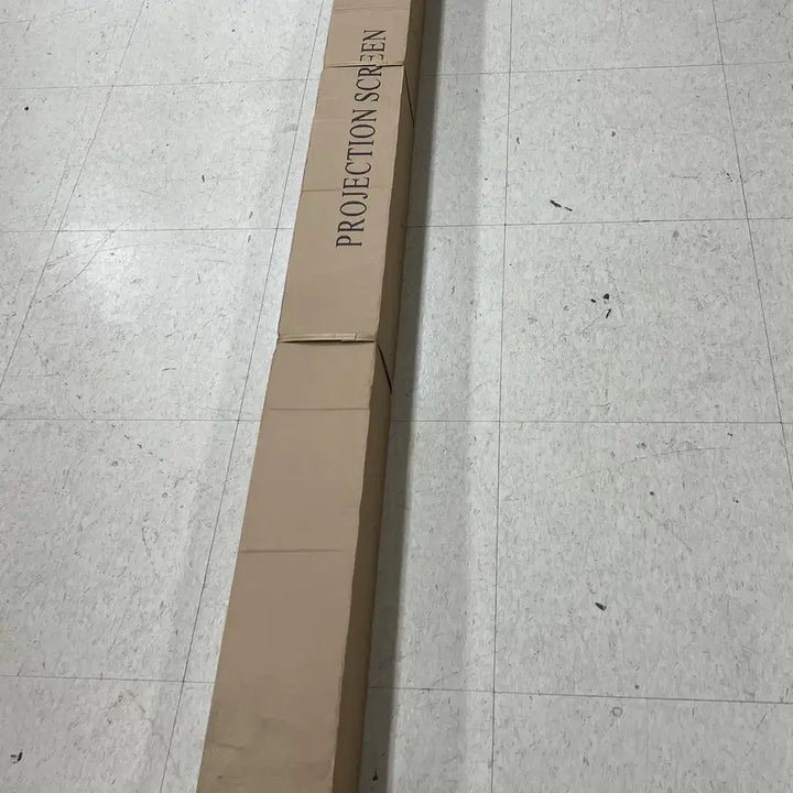 [BUNJANG] 130-inch Electric Projector Screen (Unused, Full Box) / 130인치 전동 스크린(풀박스 미사용)
