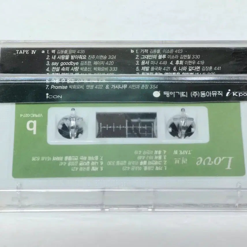 [BUNJANG] Dong-A Planning Love... IV Compilation Cassette Tape (Sealed) / [미개봉] 동아기획 명반 컴필레이션 Love... IV (러브 4집)