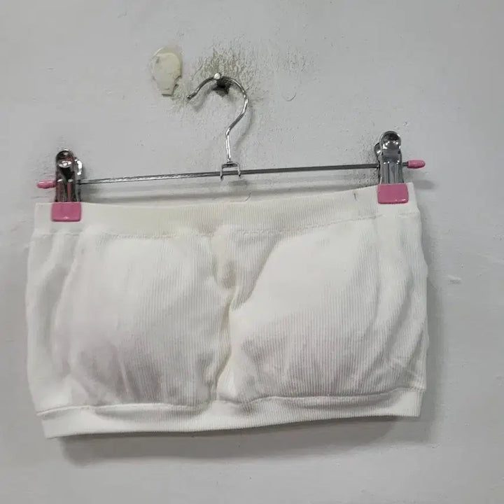 [BUNJANG] GU White Tube Top (XL) / Gu 화이트 튜브탑