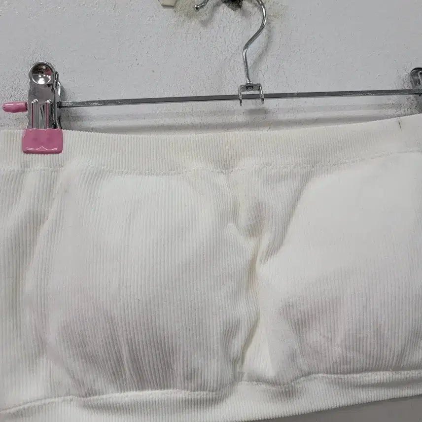 [BUNJANG] GU White Tube Top (XL) / Gu 화이트 튜브탑