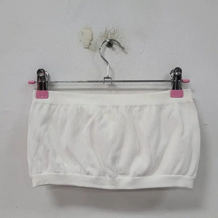 [BUNJANG] GU White Tube Top (XL) / Gu 화이트 튜브탑