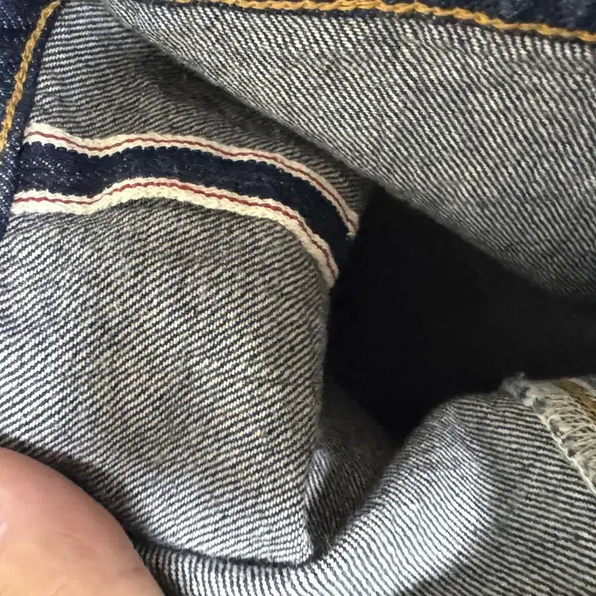 [BUNJANG] DEMIL LOT.029 Pioneer Selvedge Denim Pants / 데밀 LOT.029 파이오니어 셀비지 데님, 34