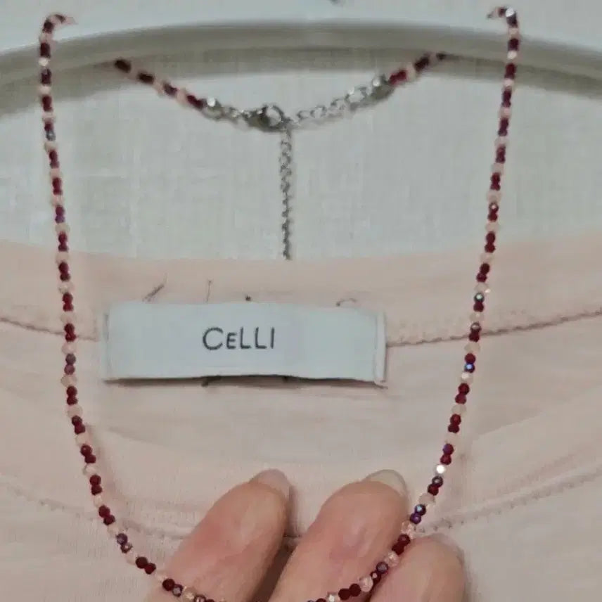 [BUNJANG] Handmade Beaded Necklace / 내 심장을 너에게 줄게. 비즈목걸이