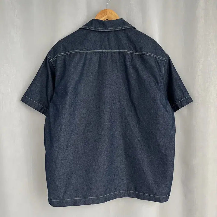 [BUNJANG] Nordisk Short Sleeve Denim Shirt XL / 노르디스크 반팔 데님 셔츠/