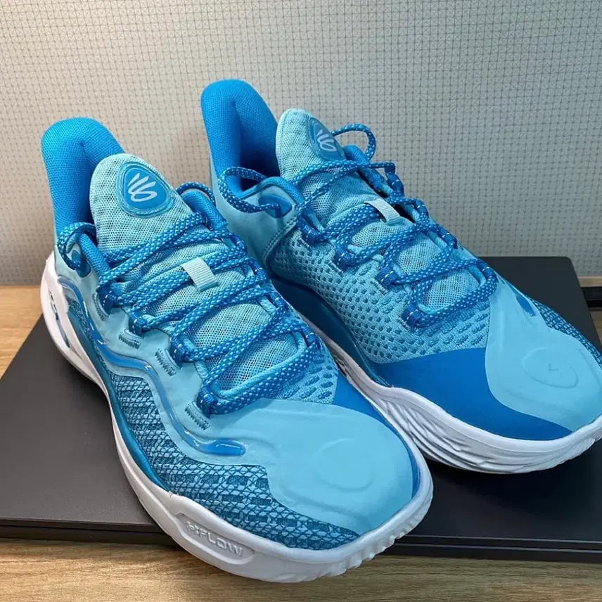[BUNJANG] Under Armour Curry 11 Sky Blue Basketball Shoes / 언더아머 커리11 스카이 블루