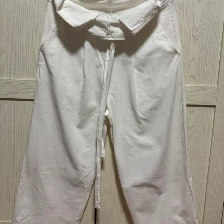 [BUNJANG] Boodimudra Folding Pants White XS / 부디무드라 폴딩 팬츠 화이트 xs