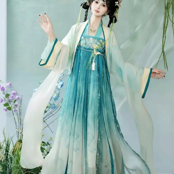 [BUNJANG] Hanfu Traditional Chinese Style Dress XL Size Cosplay / [판매/신품] 한푸 XL사이즈 (고전,중국풍,선녀옷,코스프레)
