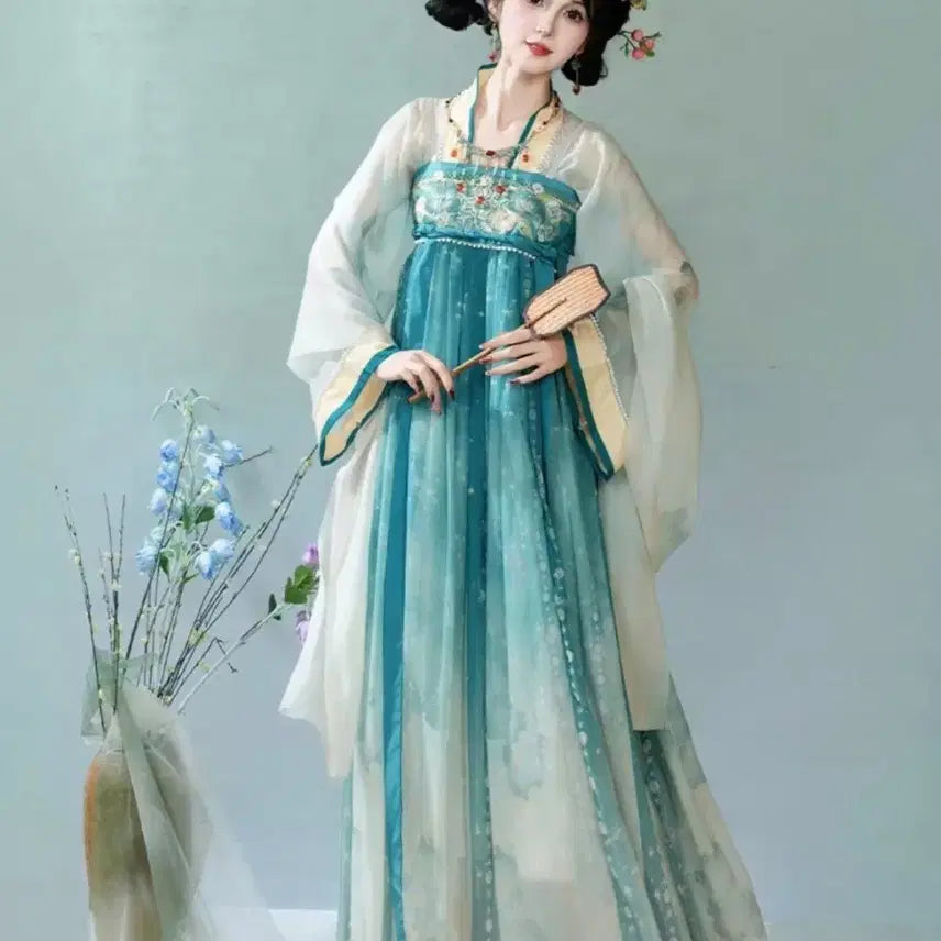 [BUNJANG] Hanfu Traditional Chinese Style Dress XL Size Cosplay / [판매/신품] 한푸 XL사이즈 (고전,중국풍,선녀옷,코스프레)