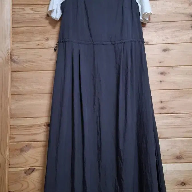 [BUNJANG] Studio LAP Long Crisp Cotton Dress - Deep Charcoal / studio LAP 바스락 롱원피스