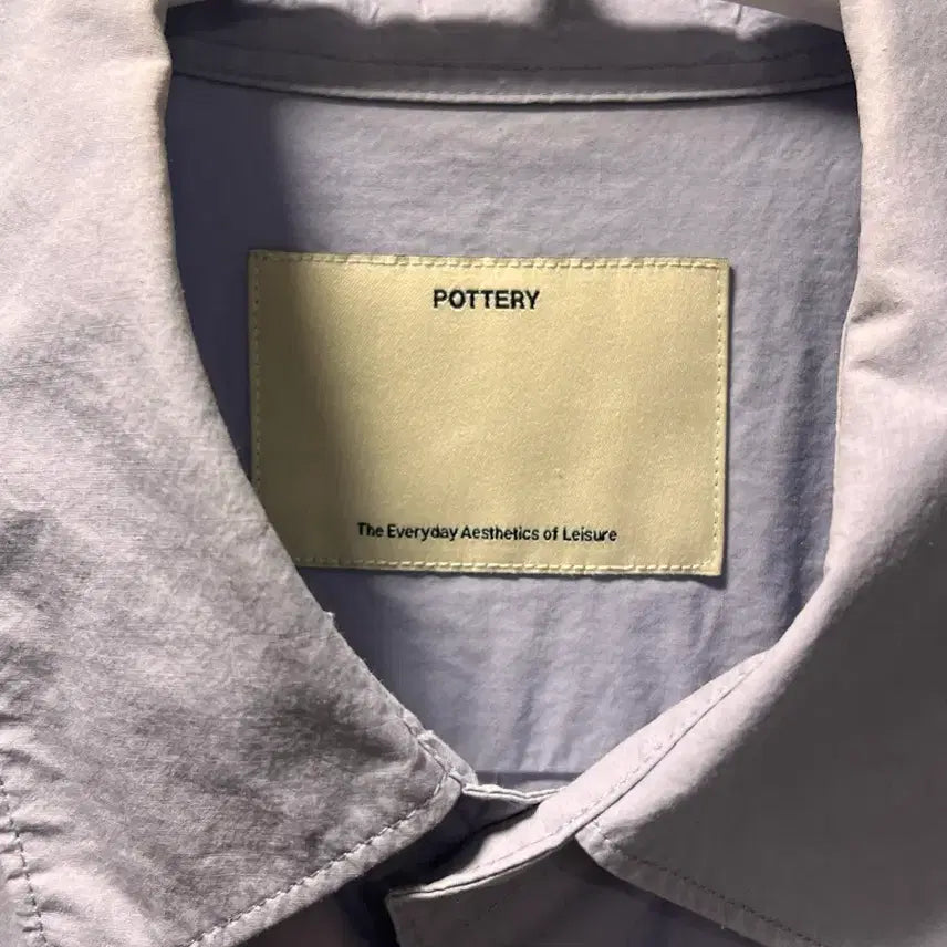 [BUNJANG] Pottery Cotton Typewriter Short Sleeve Comfort Shirt / 포터리 코튼 타입라이터 반팔 컴포트 셔츠