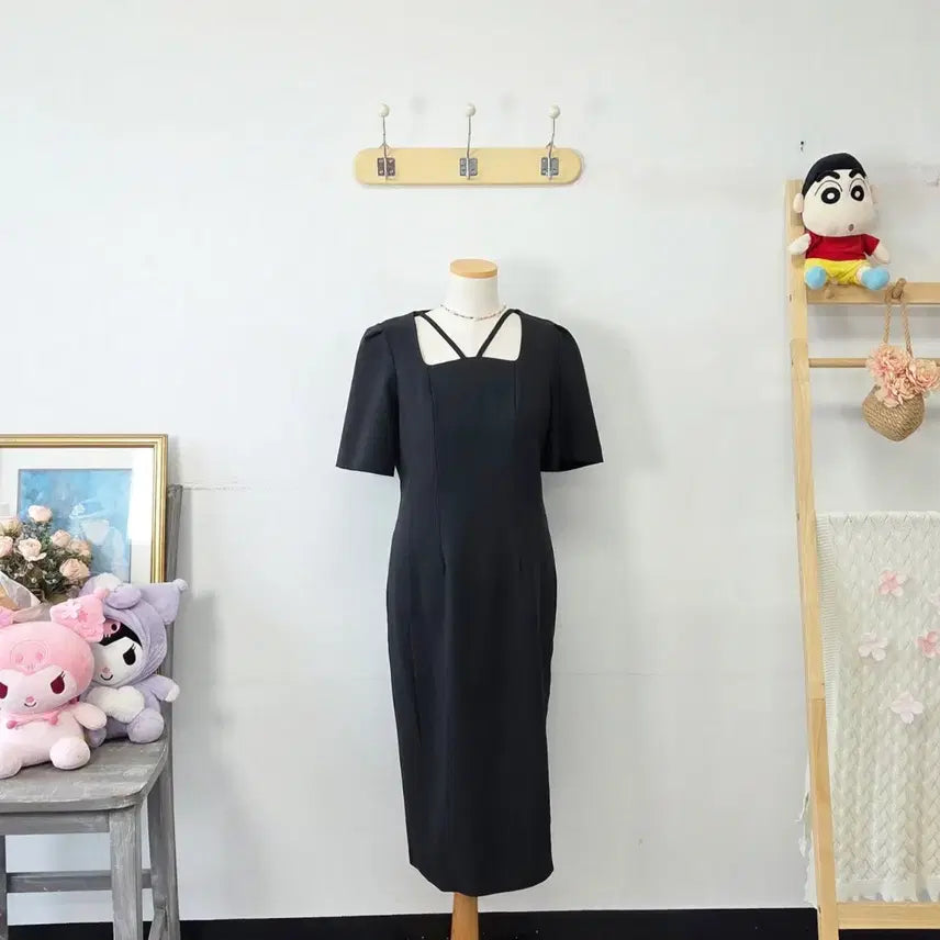 [BUNJANG] Vintage Black Long Dress / 빈티지 만원샵 OR 블랙 롱 원피스
