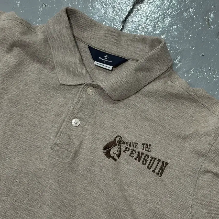 [BUNJANG] Munsingwear X WWF Collaboration pk Shirt / Munsingwear X WWF Made in Japan 콜라보 pk셔츠