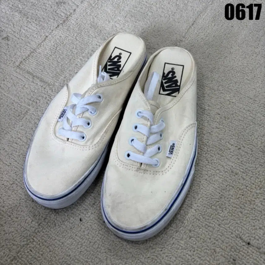 [BUNJANG] Vans Authentic Mule White Size 235 / 반스 어센틱뮬 흰색 235