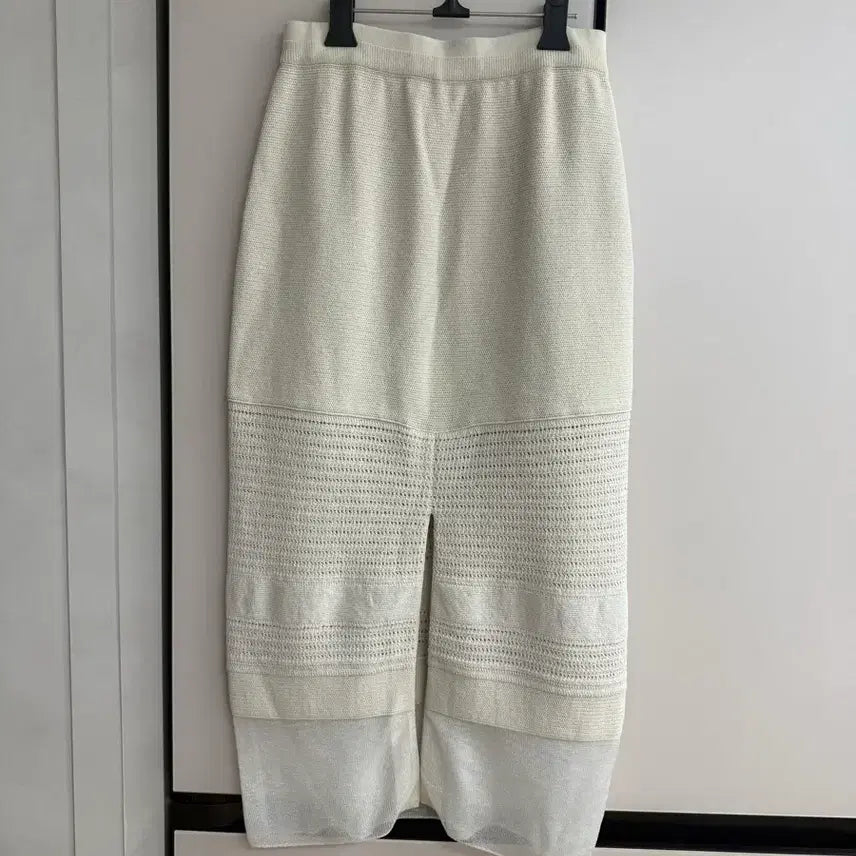 [BUNJANG] System 2024 Knit Skirt Oatmeal / 2024 시스템 니트 스커트